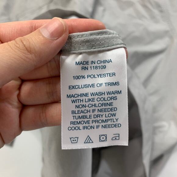 Smiths Work Wear Shirt Mens L Large Grey Button Up Short Sleeve Chest Pockets - Picture 8 of 10